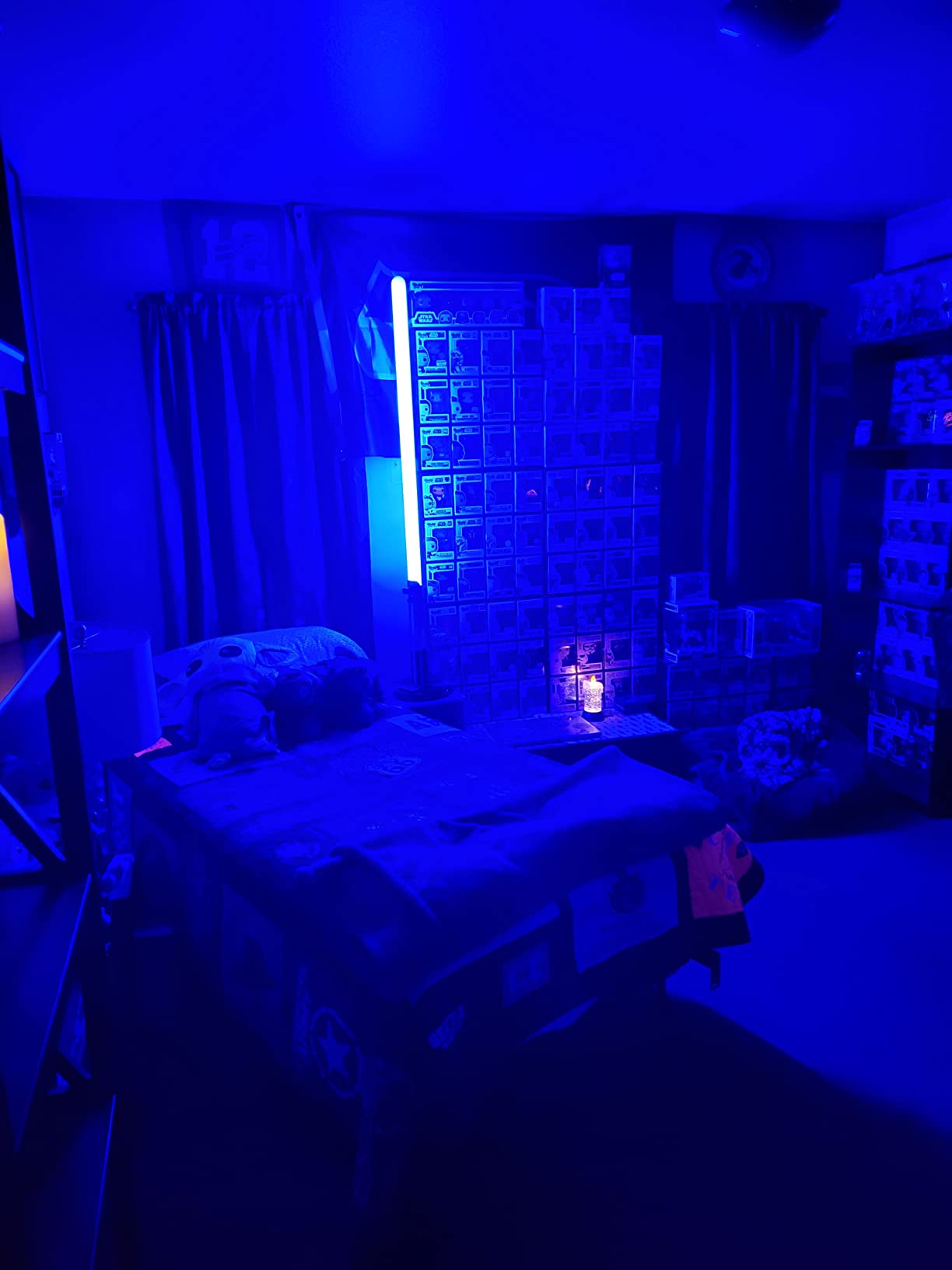 Star Wars lightsaber lamp customer review photo 2